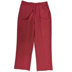 Alfred Dunner 8P Pants Proportioned Short Red Clay Classic Fit Easy Care Pull-On